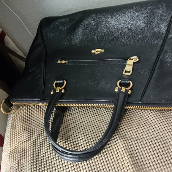 Coach Black Pebbled Leather Bag - Picture 4 of 8